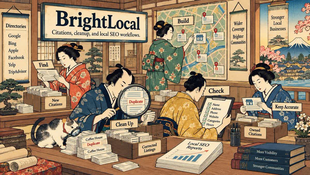 BrightLocal: Active Sync plus citation building for agencies and SMBs.