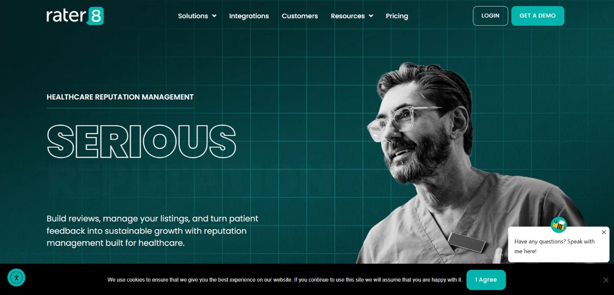 rater8 healthcare reputation management platform overview for provider and practice reviews